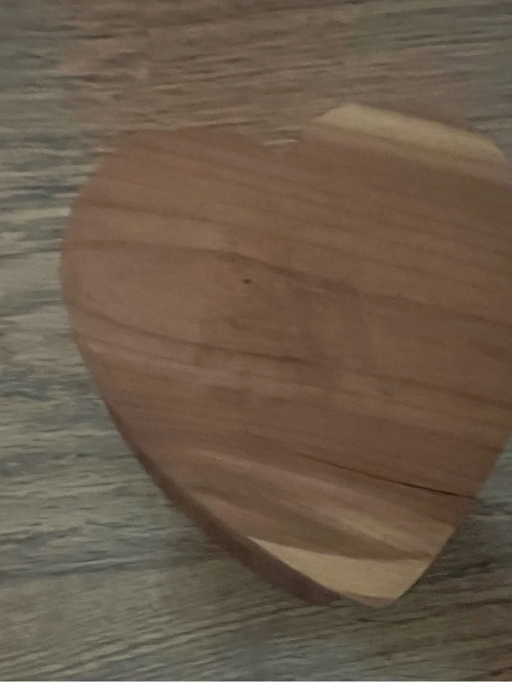 Heart-Shaped Wooden Jewelry Box Red Lining sliding lid mid century boho dainty